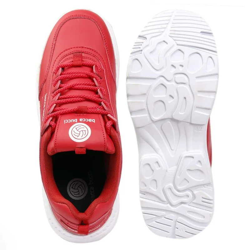 Bacca Bucci Red Afterburn Urban Fashion Sneakers and Sports Shoes for Men | Best Price UAE